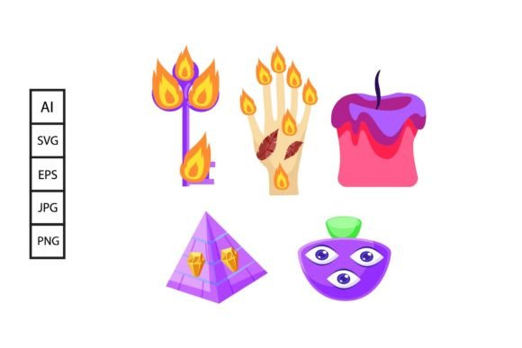 Download Spooky Magic Illustration Colorful - Magic illustration Collection