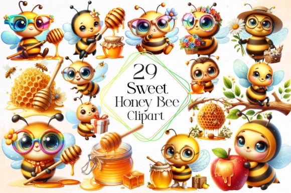 Download Sweet Honey Bee Clipart Sublimation - Sublimation Collection
