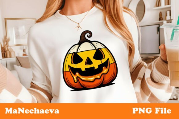 Download Candy Corn Pumpkin Sublimation PNG - Candy corn Collection