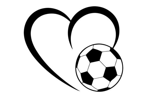 Download Heart Shape Football Vector 7 - Football Collection