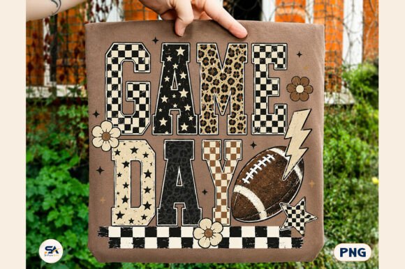 Download Checkered Game Day Football PNG Leopard - Premium Resources