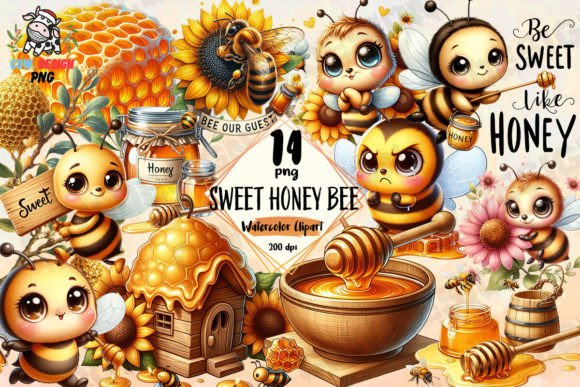 Download Sweet Honey Bee Sublimation Clipart PNG - Sublimation Collection