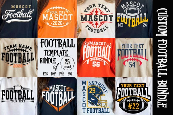 Download Football Bundle Svg, Custom Football Svg - Premium Resources