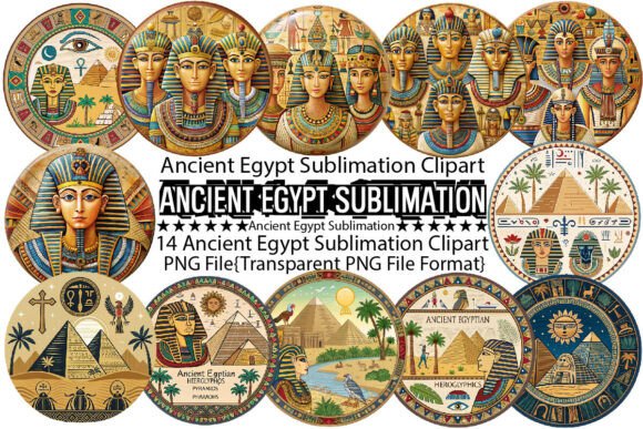 Download Ancient Egypt Sublimation Bundle - Sublimation Collection