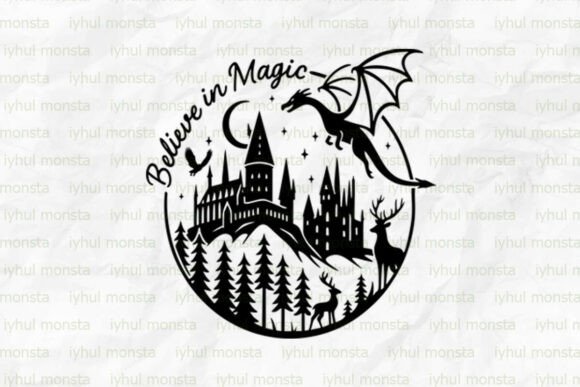 Download Believe in Magic Illustration Vector - Magic illustration Collection